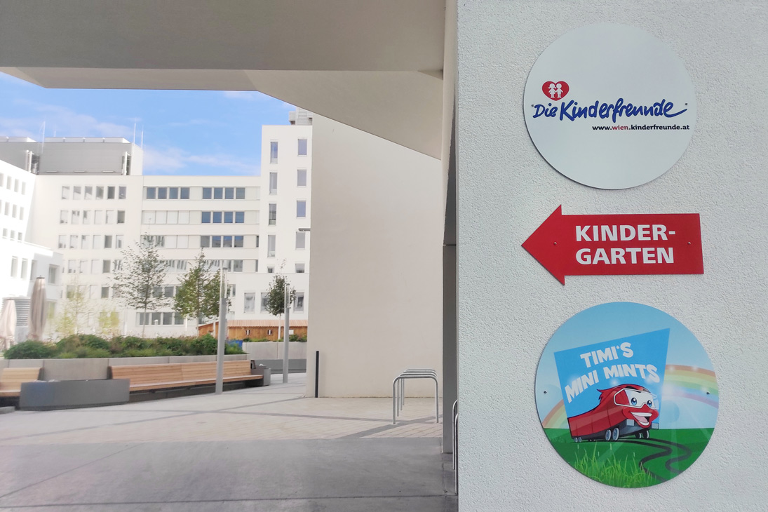 © ÖBB / Steyrer Kiga Schild Lassallesstraße